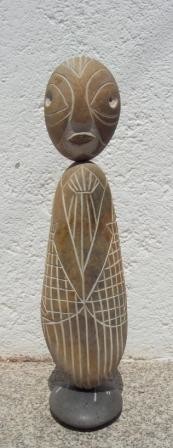 Sr.Roliço Escultura intitulada "Sr.Roliço" por Mário Fresco, Obras de arte originais, Pedra
