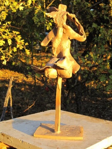 Sculpture titled "COUP DE MISTRAL" by Michel Moskovtchenko, Original Artwork, Metals