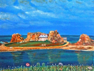 Ζωγραφική με τίτλο "Bretagne-La pointe…" από Jean Parraud, Αυθεντικά έργα τέχνης