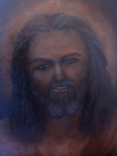 绘画 标题为“Cristo sonriendo” 由Alberto Thirion, 原创艺术品, 油