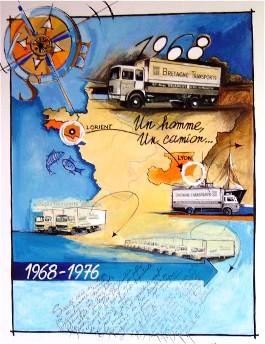 Dessin intitulée "Toile N°1: "Delanch…" par Catherine Suchocka, Œuvre d'art originale