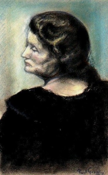 Tekening getiteld "Nancy Bécuwe" door Paul Gosselin, Origineel Kunstwerk, Anders