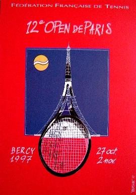 Dessin intitulée "12ème OPEN de PARIS…" par Catherine Suchocka, Œuvre d'art originale