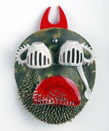 "Mask" başlıklı Heykel Yeşim Bayrak tarafından, Orijinal sanat, Seramik