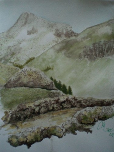 Peinture intitulée "savoie" par Mickael Thébault, Œuvre d'art originale