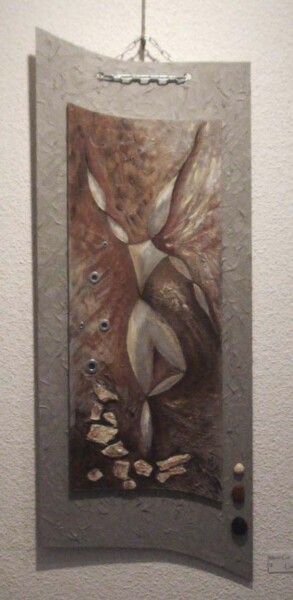 Painting titled "Cuir d' automne....…" by Marie Cal, Original Artwork, Oil