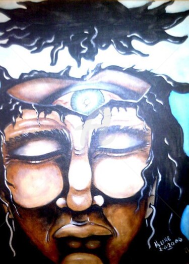 Painting titled "the minds eye" by Helene, Original Artwork