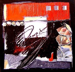 Peinture intitulée "Composition - 4" par Catherine Suchocka, Œuvre d'art originale
