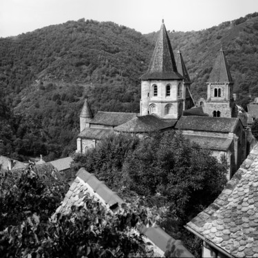 제목이 "Conques"인 사진 Frédéric Duchesnay로, 원작, 아날로그 사진