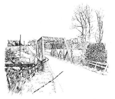 제목이 "Madoc Township Brid…"인 그림 Bob Hudson로, 원작