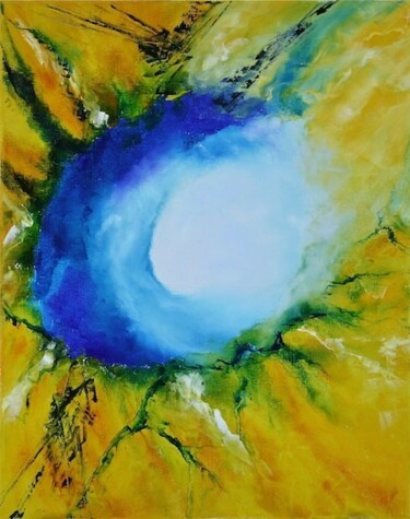 제목이 "Geyser du grand can…"인 미술작품 Sophie Sirot로, 원작, 기름