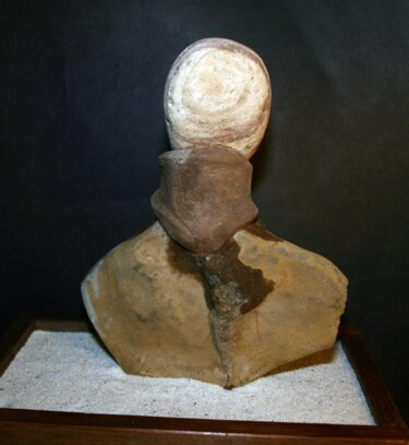 Skulptur mit dem Titel "_sculputre_girl_wit…" von Robin Mols, Original-Kunstwerk, Gemischte Medien
