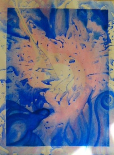 Painting titled "La purification mèn…" by Elfi, Original Artwork, Oil