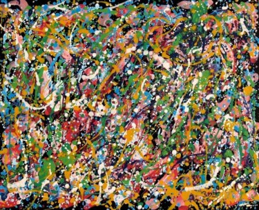 plaisir des yeux Peinture intitulée "plaisir des yeux" par Benoit !, Œuvre d'art originale, Acrylique