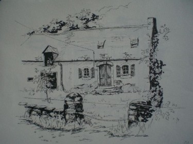 Dessin intitulée "esparros" par Mickael Thébault, Œuvre d'art originale