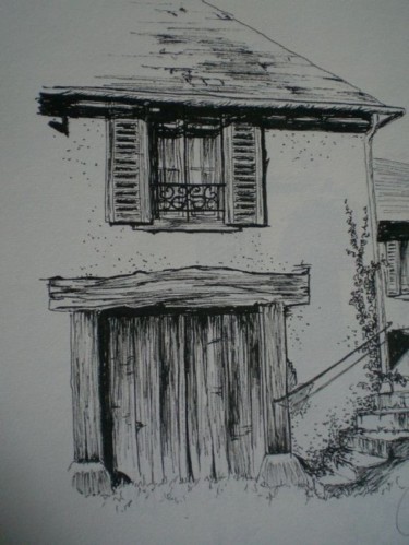 Dessin intitulée "bulan 4" par Mickael Thébault, Œuvre d'art originale