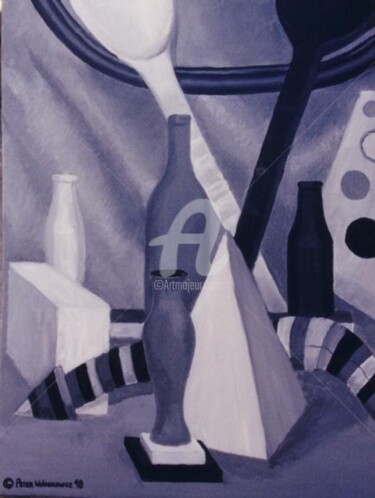 Painting titled "monochromatic paint…" by Piotr, Original Artwork