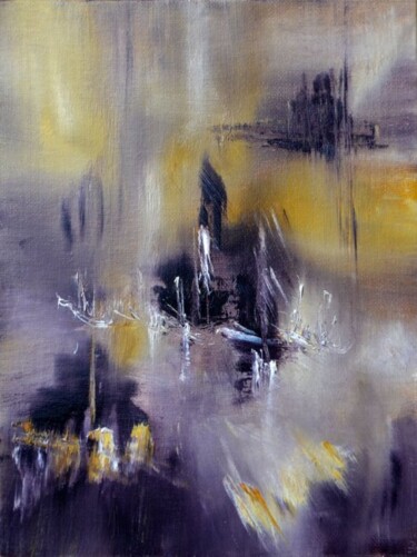 Peinture intitulée "Les conquêtes" par Muriel Cayet, Œuvre d'art originale, Huile