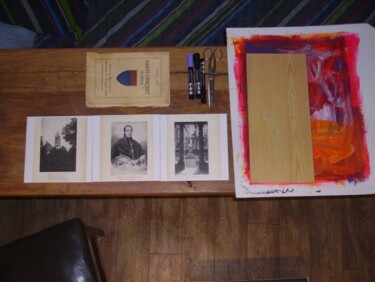 Photographie intitulée "travail en préparat…" par Nicolas Malaize (Nicou), Œuvre d'art originale