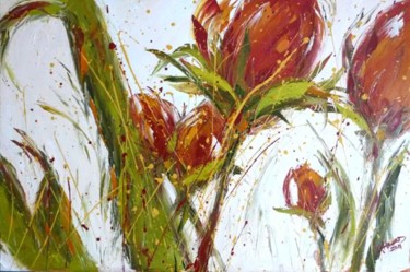 Painting titled "Fantasy World" by Ivy Howard, Original Artwork