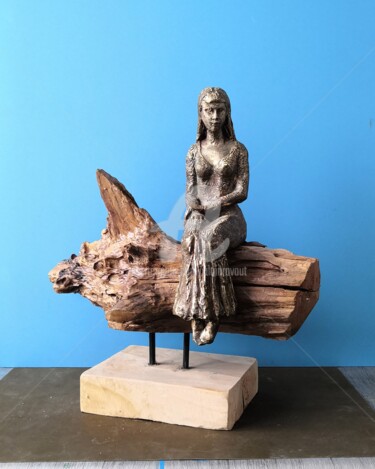 雕塑 标题为“Louna (bronze)” 由Alain Ravaut, 原创艺术品, 青铜