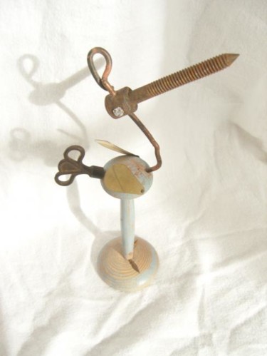 Sculpture intitulée "bargette" par Frédéric Bignon Récupart, Œuvre d'art originale