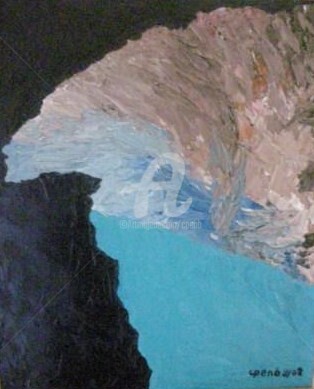Painting titled "Résurgence de la So…" by Colette Pennarun, Original Artwork, Oil