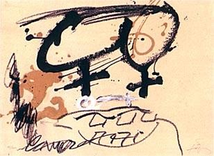 Painting titled "SUITE DE CAMPINS T-1" by Antoni Tàpies, Original Artwork