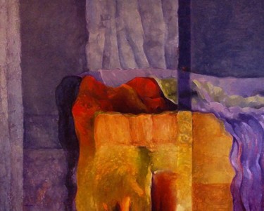 Peinture intitulée "Sharazad" par Adham Bozart, Œuvre d'art originale, Huile