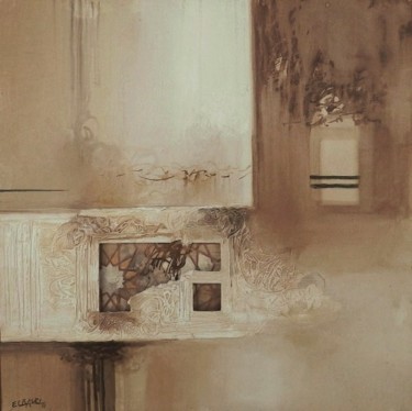 绘画 标题为“Acrylique (bas-reli…” 由Fouzi El Basri, 原创艺术品, 油