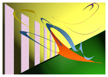 Digital Arts titled "beyond" by Choko Nakazono, Original Artwork, 2D Digital Work