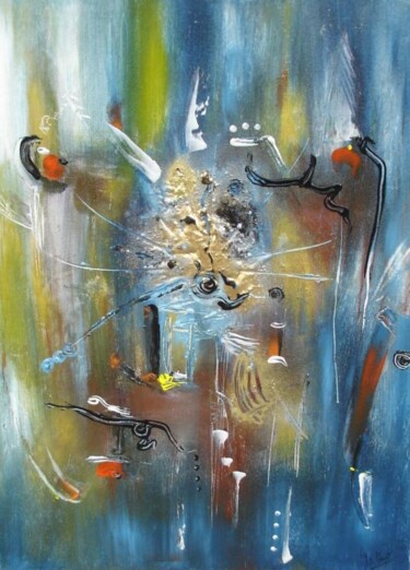 「L'oeil cavernique」というタイトルの絵画 Muriel Cayetによって, オリジナルのアートワーク