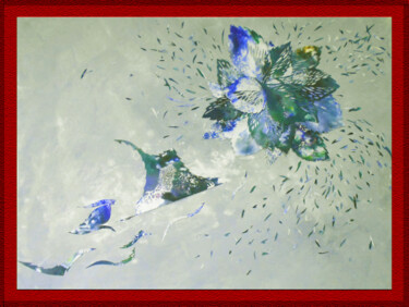 Collages titled "agradable" by Choko Nakazono, Original Artwork, Acrylic