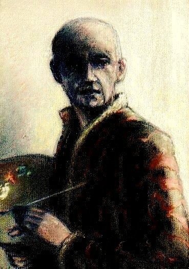 Tekening getiteld "Pastel  Zelfportret…" door Paul Gosselin, Origineel Kunstwerk, Anders