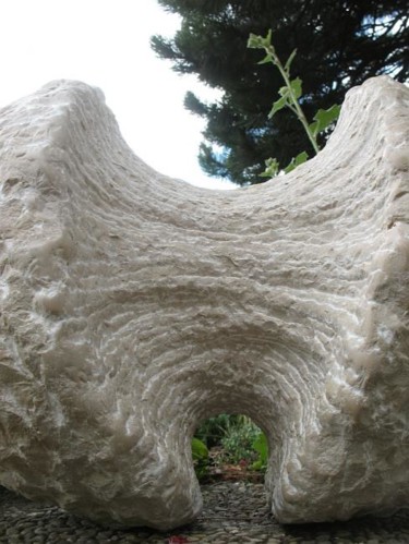 Sculpture intitulée "Ex-tension IX." par Gilbert Frizon, Œuvre d'art originale, Pierre