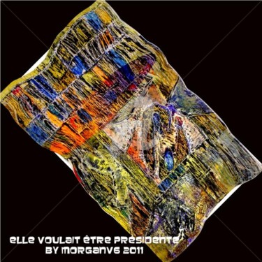 Schilderij getiteld "Elle voulait être p…" door Morganv6, Origineel Kunstwerk