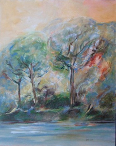 Peinture intitulée "instants fugaces..." par Anne-Frédérique Ferret, Œuvre d'art originale, Autre