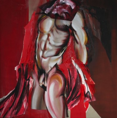 drapé1 Peinture intitulée "drapé1" par Patrice Monnerie, Œuvre d'art originale