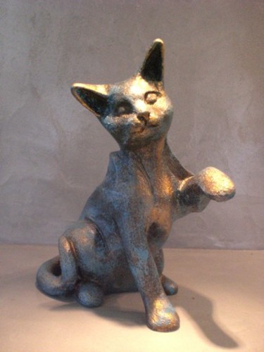 Sculpture titled "Moustache" by Zou.Sculpture, Original Artwork