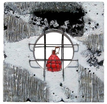 Pittura intitolato "FINE DELLE OSTILITA'" da Piero Racchi, Opera d'arte originale