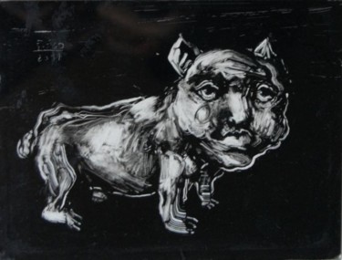 Artisanat intitulée "Chimère 2." par Frhégo, Œuvre d'art originale