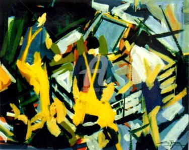 Peinture intitulée "DEBARQUEMENT DE LA…" par Gilbert Tymen, Œuvre d'art originale