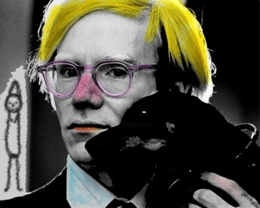 제목이 "PORTRAIT D' ANDY WA…"인 디지털 아트 Nicolas Malaize (Nicou)로, 원작