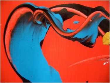 Painting titled "Fly 03" by Delphine Bernard, Original Artwork