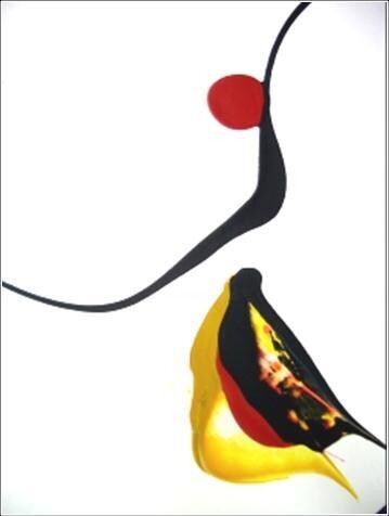 Painting titled "Fly 05" by Delphine Bernard, Original Artwork