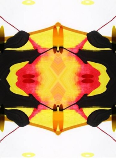 Painting titled "Fly 08" by Delphine Bernard, Original Artwork