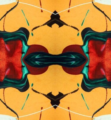 Painting titled "Fly 09" by Delphine Bernard, Original Artwork