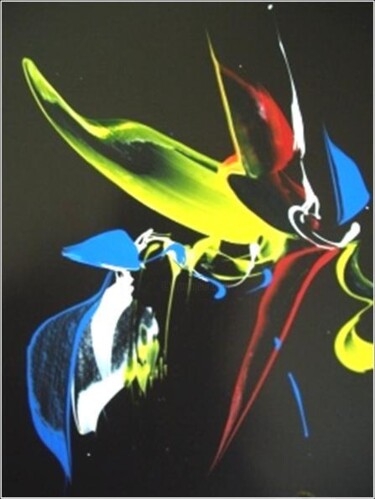 Painting titled "Conte 04" by Delphine Bernard, Original Artwork