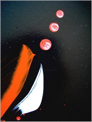 Painting titled "Conte 08" by Delphine Bernard, Original Artwork