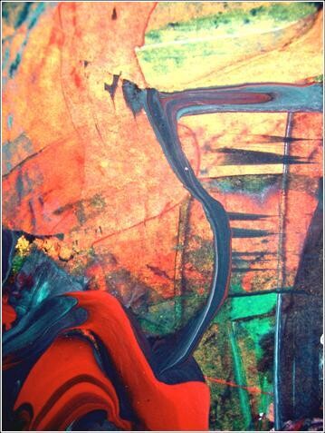 Painting titled "Melody 04" by Delphine Bernard, Original Artwork